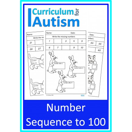 Sequencing Numbers to 100 Worksheets